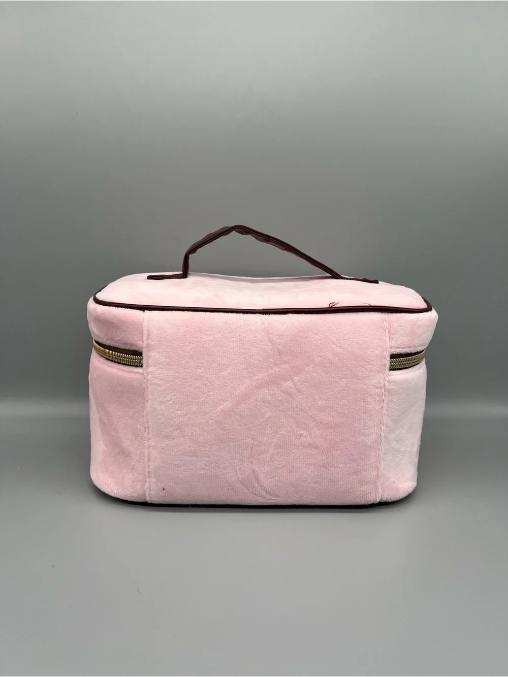 Juicy couture pink velour cosmetics bag